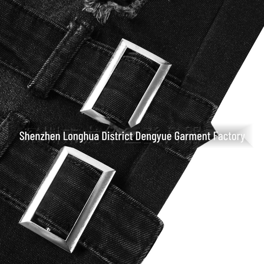 Blugi skinny elastici pentru motocicletă, în stil european și american 2022