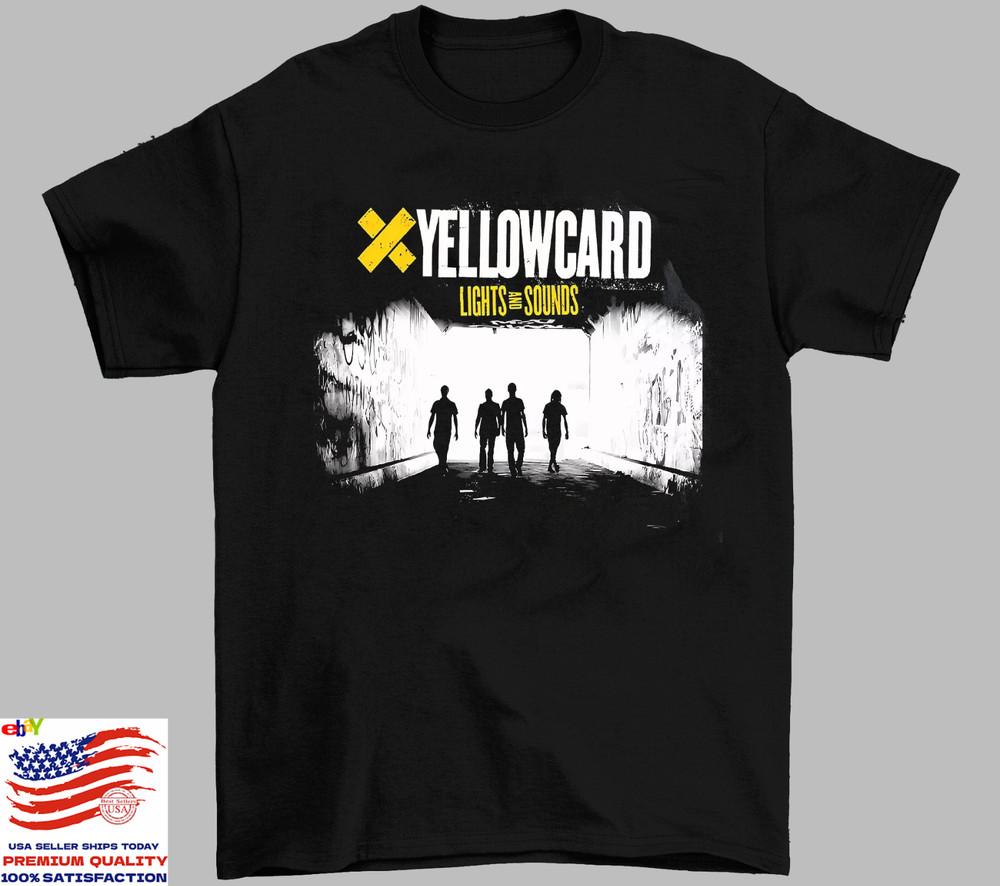 Yellowcard Music Band Lights And Sounds T Shirt  Unisex T-Shirt L