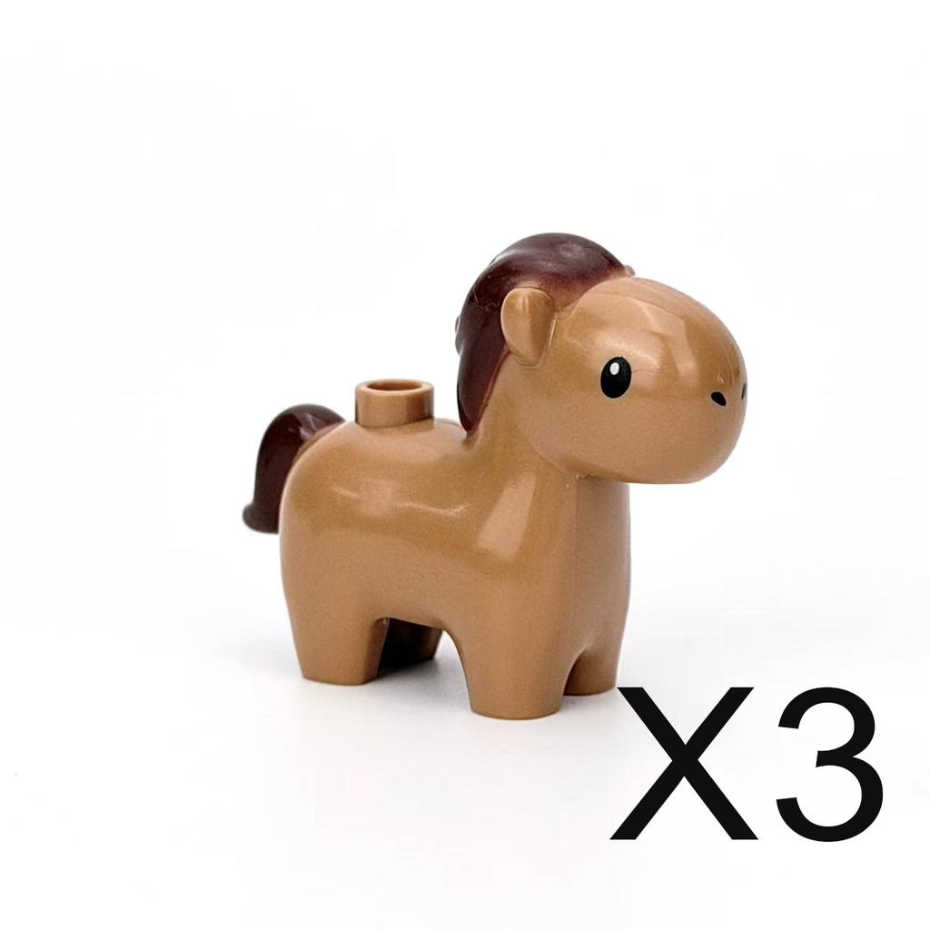Afrikanische Wildtiere Bausteine Set Löwe Elefant Kamel Hirsch Wolf Giraffe Spielzeugmodell für Kinder Kreatives Kindergeschenk Stein S041