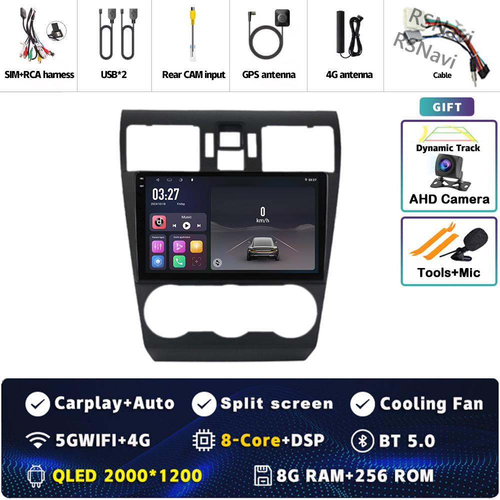Android 14 Carplay Car Radio For Subaru WRX Forester 4 SJ 2016 - 2022 Multimedia Video Player Navigation GPS Stereo 2Din DVD DSP