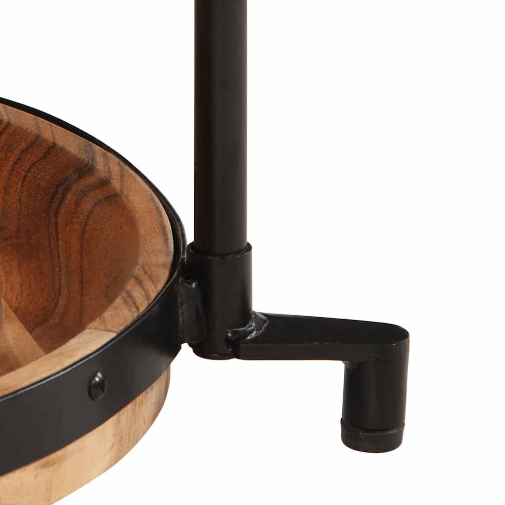 Side Table Ø55x60 Cm Solid Acacia Wood