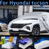 For Hyundai Tucson Outdoor Protection Full Car Covers Snow Cover Sunshade Waterproof Dustproof Exterior Car Cover Protection