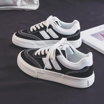 Moda Primavera Novos Sapatos Baixos Femininos Sapatos de Plataforma Estudante Jovem Moda Tênis de Lazer Feminino Retrô Sola Macia Sapato Esportivo Tenis Mujer