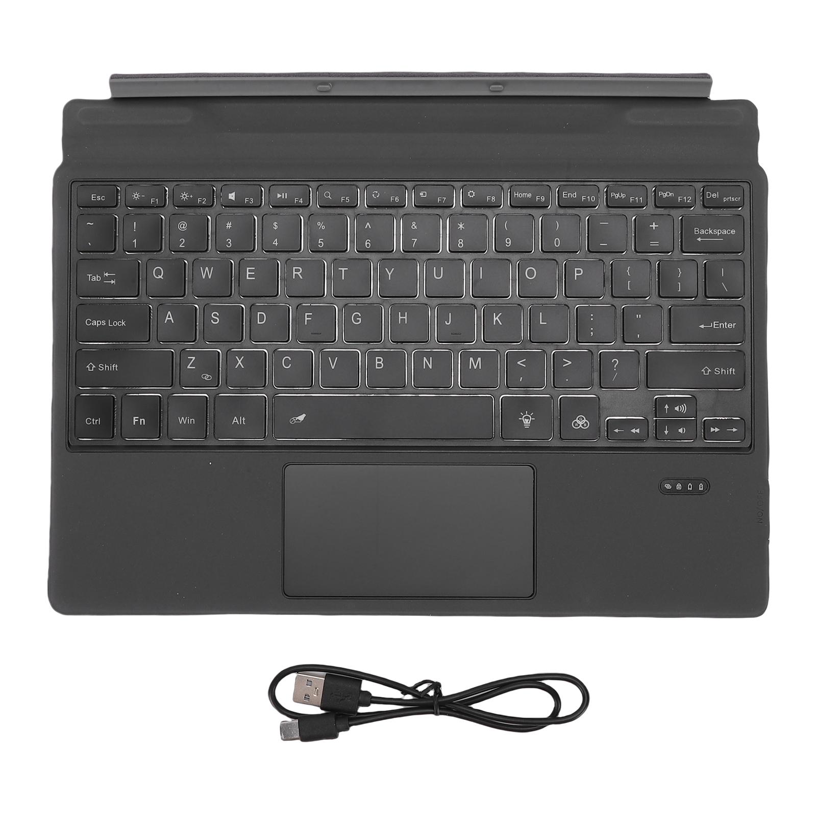 Painter Bluetooth Keyboard Fit For Latitude 7320 K19m 5285 5290 7200 7210 Laptop Detachable Travel Keyboard With Touchpad