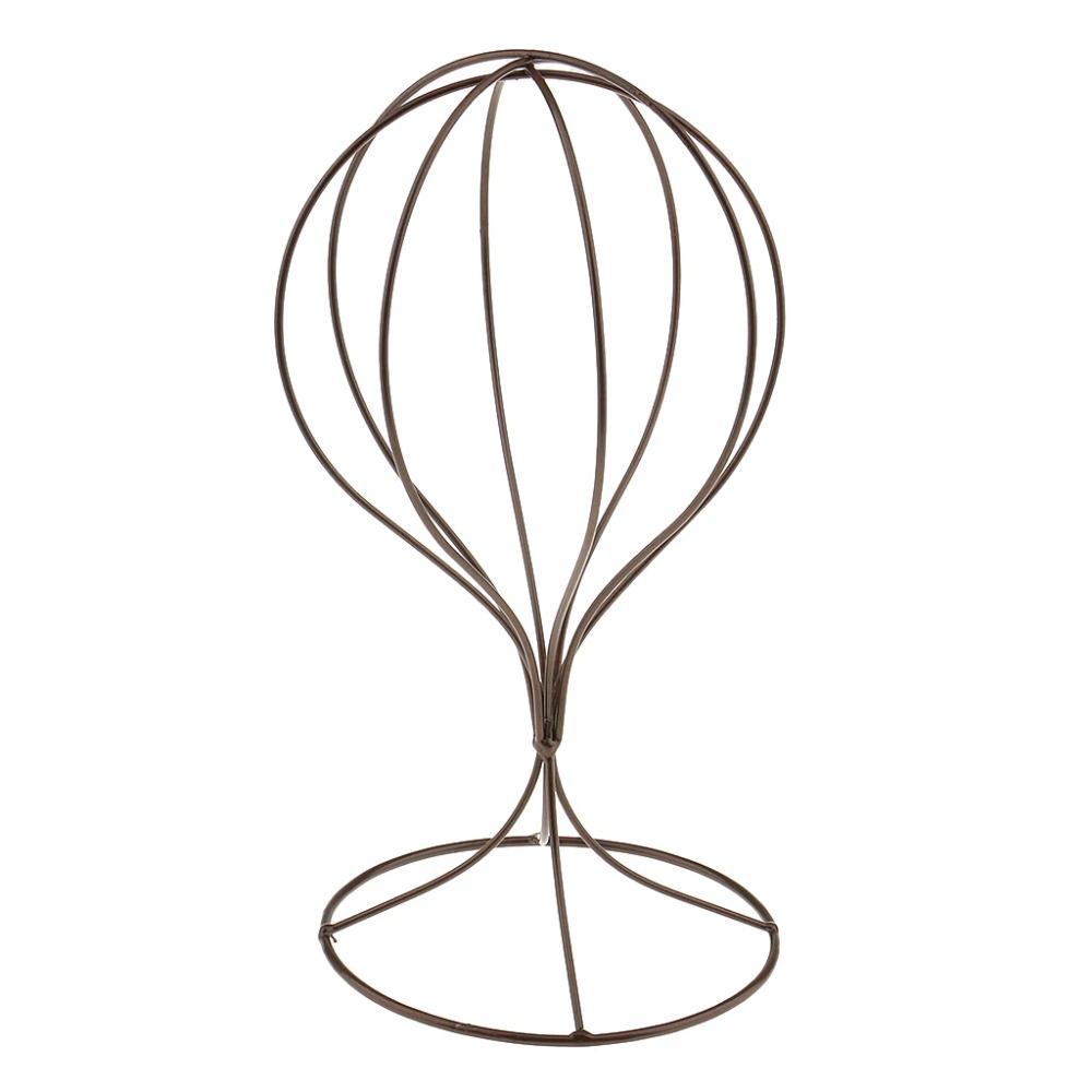 Metal Hat Cap Holder 3 Colors Wig Head Stand Wig Accessories Wigs Display Stands Home Salon