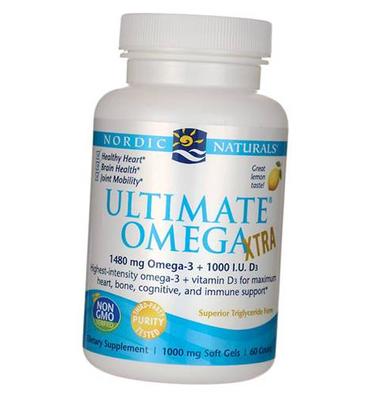 Extra Omega-3, Ultimate Omega Xtra, 60 gelcaps Lemon (67352025)
