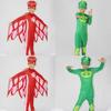 Noblekids Pj Mask Costume Featuring Colorful Catboy Owlette Gekko Jumpsuit For Kids