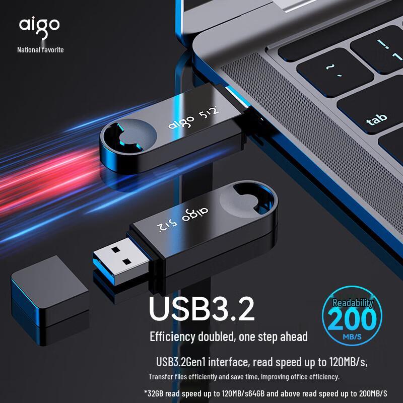 Aigo U336 USB 3.2 Metal Cap Flash Drive