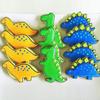 1/6pcs Silver Dinosaur Cookie Cutters Stainless Steel Chocolate Mold DIY Cake Mould  Kitchen