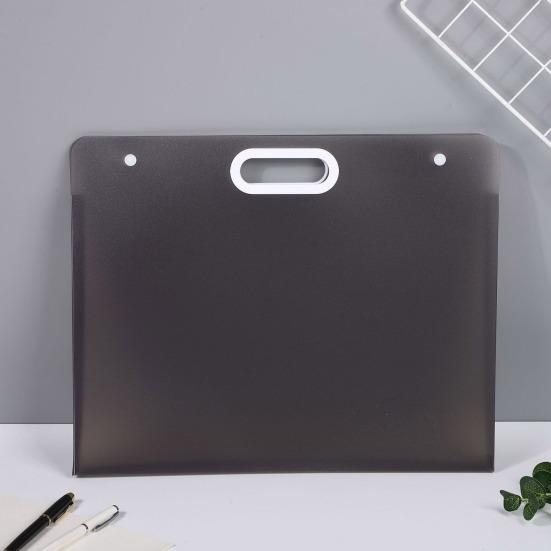Dosar de portofoliu de artă 17x13inch/13x11inch cutie de depozitare din plastic cu mâner pentru A3 A4 desen schiță fotografie poster