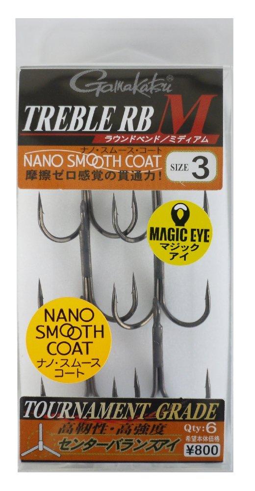 Gamakatsu Treble Hook Rose Treble RB-M (Nano Smooth Coat) #3