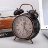 4in Retro Alarm Clock Desktop Clock With Night Light Double Twin Bell for Home Use Alarm Clock Desktop Clock Double Bell Clock