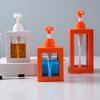 Large Capacity Transparent Press-Type Dispenser Bottle for Lotion, Shower Gel, and Hand Soap.