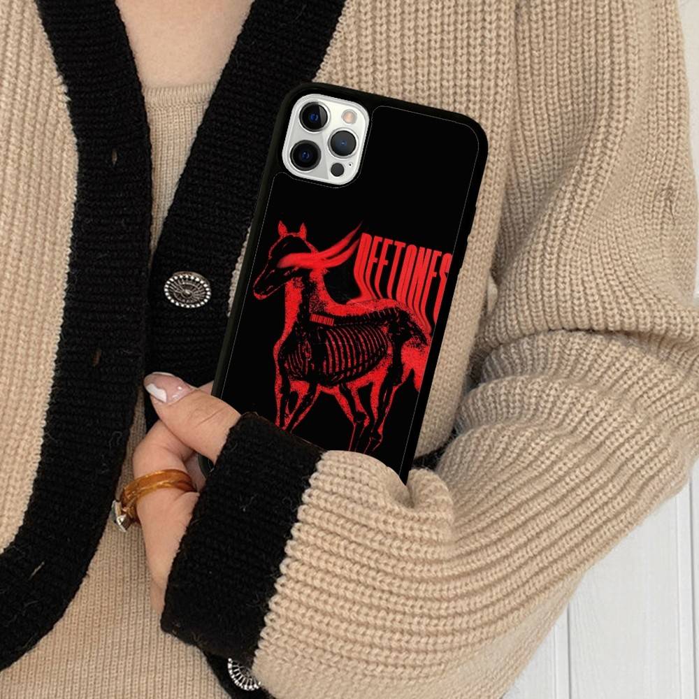 Alternative Metal Band Deftones Phone Case For Iphone 11 12 13 14 15 Pro Max 17 16 Plus Hard PC+TPU Back Cover