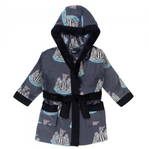 Newcastle United FC Baby Crest Fleece Dressing Gown