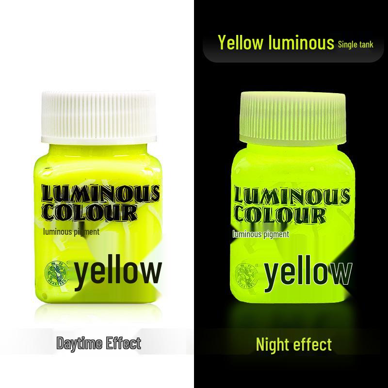 Set di Vernici Acriliche Luminous Glow Haiter per Arte Fai-da-te per Bambini e Pittura su Scarpe