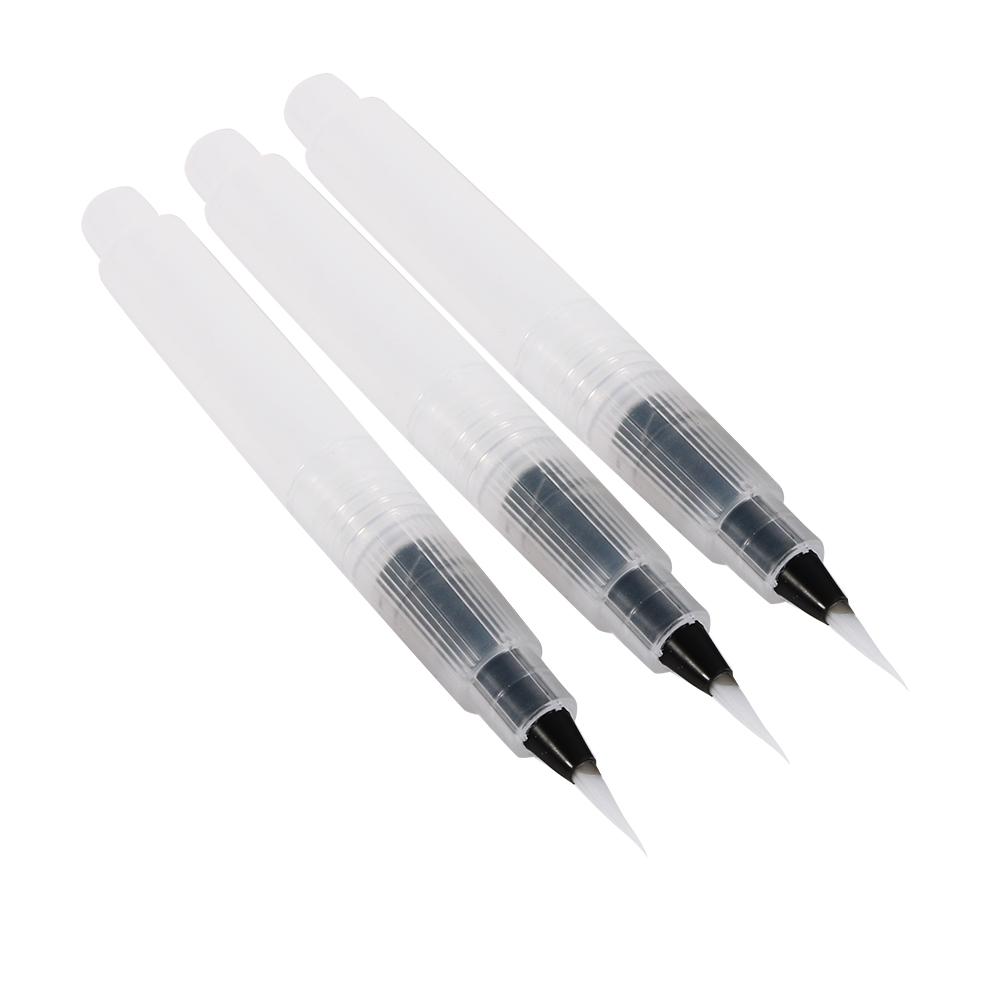 3pcs Water Ink Brush Pen for Watercolor Calligraphy Painting Tool Set