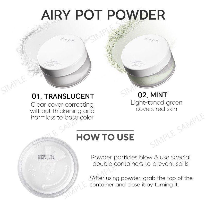 MISSHA Airy Pot Powder (2 Types) 9gr AUTHENTIC STORE