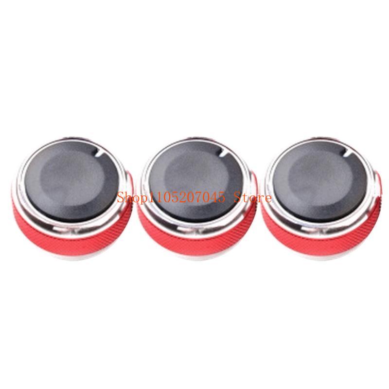 3pcs AC Heater Blower Fan Control Knob Replacement Suitable for Air Conditioner Control Knob Replace AC Knob