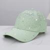 Fashion Diamond Hat Korean Version Trendy Versatile Full Diamond Baseball Cap For Spring Autumn Travel Sun Shading Duckbill Hats
