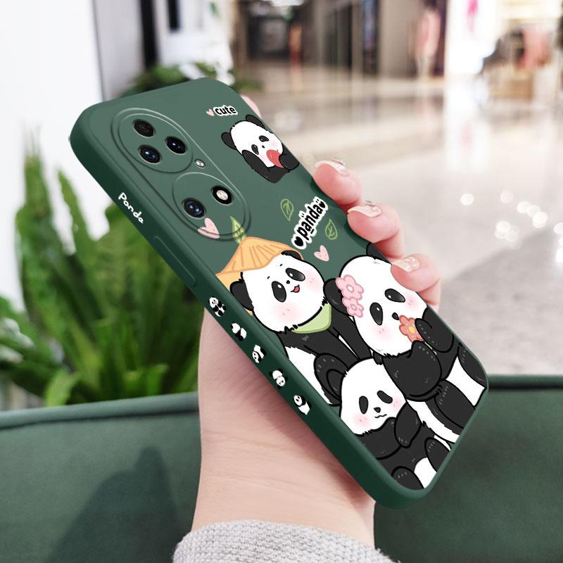 Panda Haus Handyhülle Für Huawei P50 P40 P30 P20 Nova 10 10SE 9 9SE Mate 50 50E 40 30 20 Pro Lite P Smart 2021 Y7A Hülle