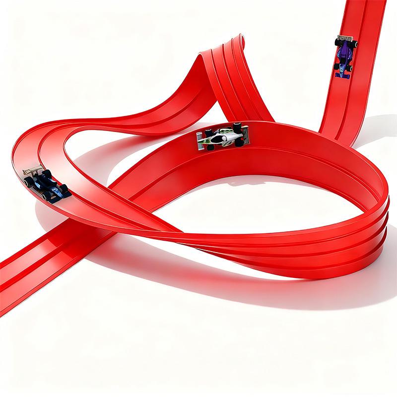 Cross-border Anti-Gravity DIY Double Track Racing Car Toy for Kids