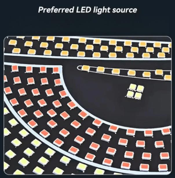 USB-betriebene LED-Autofensterlichtpaneele, Doppelte 30x12cm Aufkleber mit Mehrfachmodus-Controller