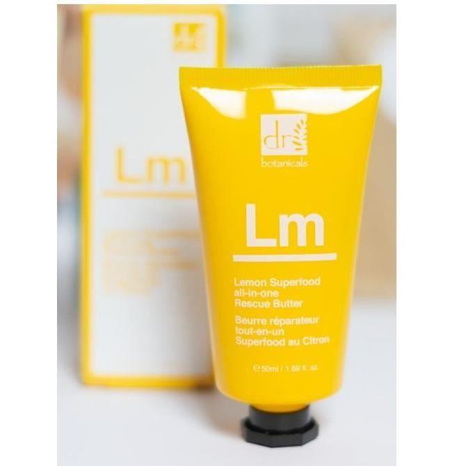 Repairing Butter - Dr.Botanicals - Lemon - 50 Ml - Facial Moisturizer - Non-greasy