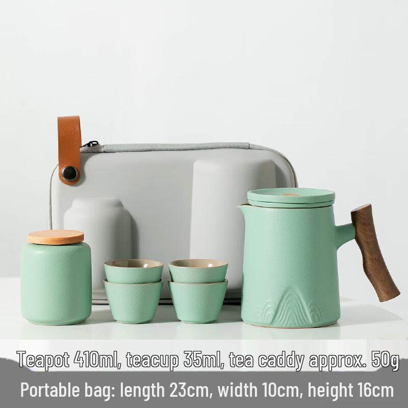 

Chaxun Portable Nordic Style Ceramic Travel Tea Set
