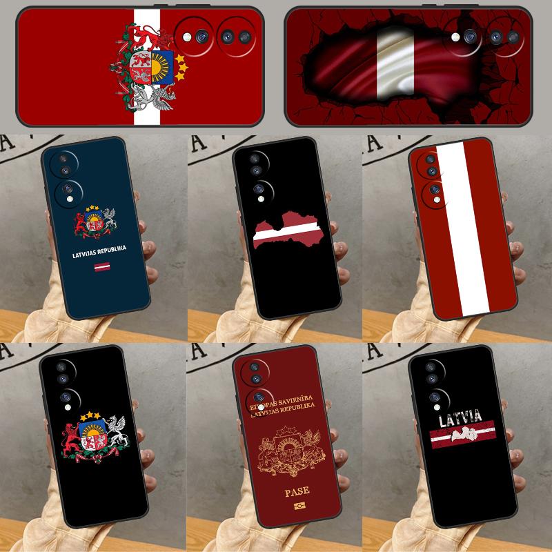 Latvia Flag Case For Honor Magic 7 5 6 Lite Pro Honor 200 Pro 50 70 90 X9b X9a X8b X8a X8 X9 X9c Cover