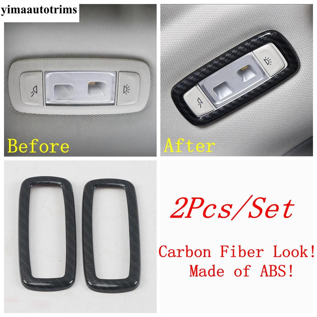 Head Lamp Handle Bowl Dashboard Gear Box Panel Cover Kit Trim ABS Carbon Fiber Look Accessories For BMW 3 Series G20  - 2024