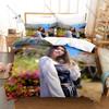 Vilmei Themed 3PCS Bedding Set Vivid Art Print Cozy Microfiber Bedding Kit For All Season Use
