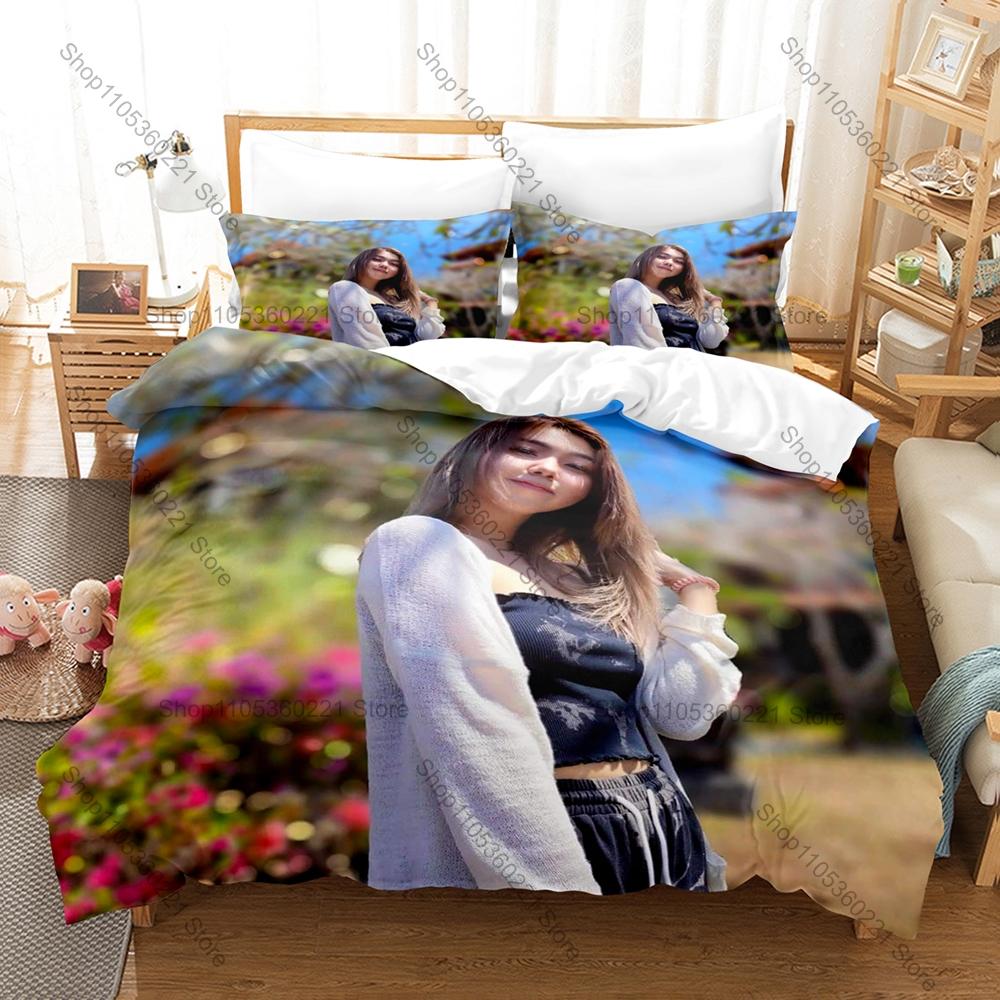 Vilmei Themed 3PCS Bedding Set Vivid Art Print Cozy Microfiber Bedding Kit For All Season Use
