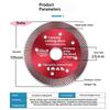 S-1/3/5Pcs Turbo Cutting Disc Set For Angle Grinder Porcelain Tile Ceramic Granite Marble Heavy Duty Construction Saw Discs