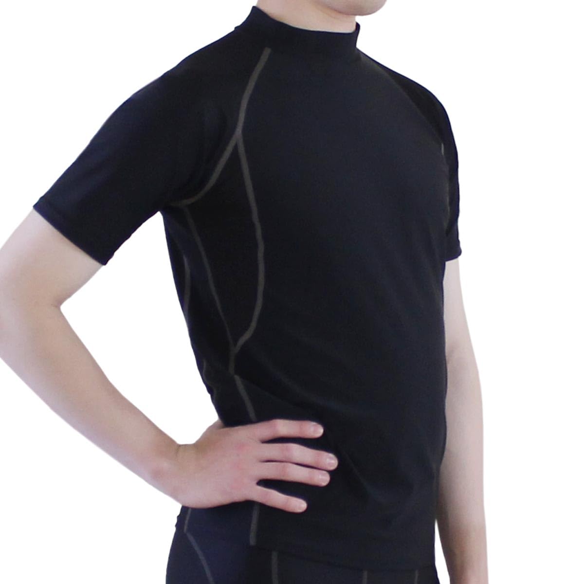 

BS Ganbanyoku Genki Comp Short Sleeve [Kenmaru] (Black/L) 5738-B-A чёрный