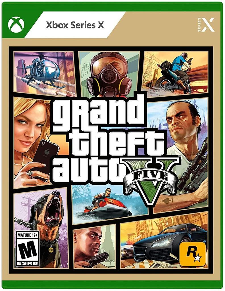 Rockstar Games Grand Theft Auto V North American Version Xbox Series X Open World Action Adventure