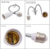 E27 Universal Flexible Extension LED Lamp Holder Converter