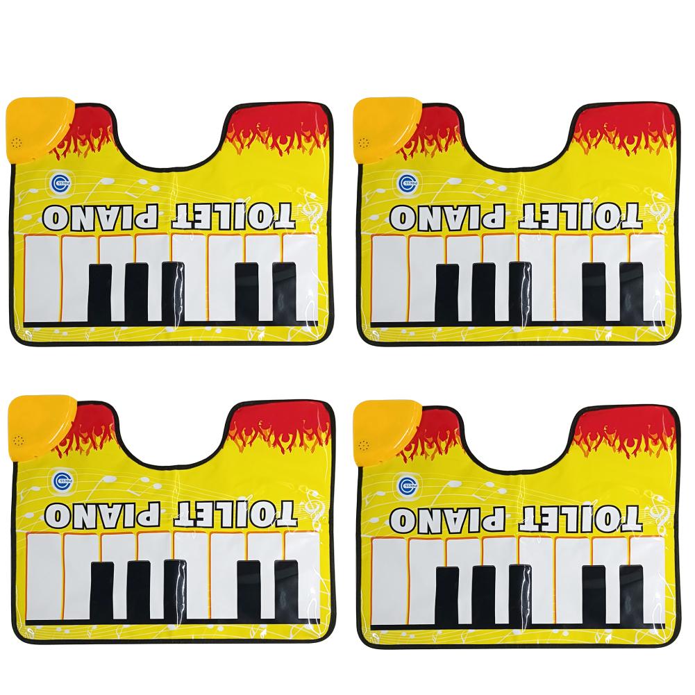 Záchodové Piano Koberec Novinka Potýrové Piano Zvukový Koberec Koupelnový Koberec Elektronické Piano Šlapání na Prsty Hudební Klávesnice Podlahová Rohož Hračky