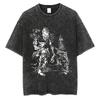 New Arrival Mens Clothe Tee Shirt TShirts Men Tshirt for Men Ropa Hombre Vintage Washed Death Note Anime Graphic Printing