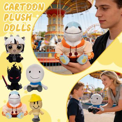 Plüschpuppe, Spielzeuggeschenk, Cartoon, Stoffpuppe für Kinder, Geschenkkissen für Kinder