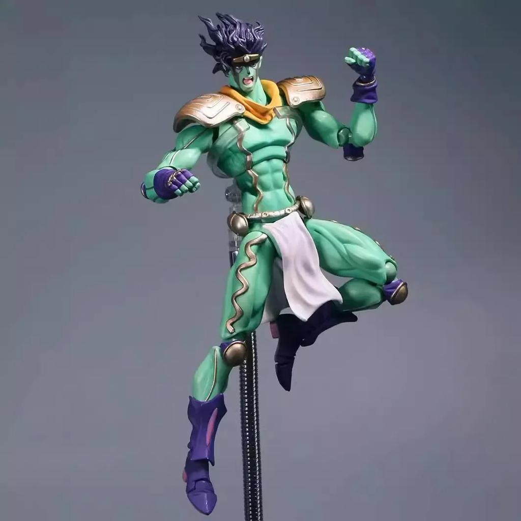 25cm Jojo's Bizarre Adventure Anime Figure Kujo Jotaro Dio Brando Standing Pvc Action Figure Collectible Toys Model Gift