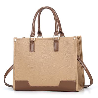 Bolsa Tote bolsa feminina grande capacidade bolsa de mão simples cor sólida bolsa de ombro transversal