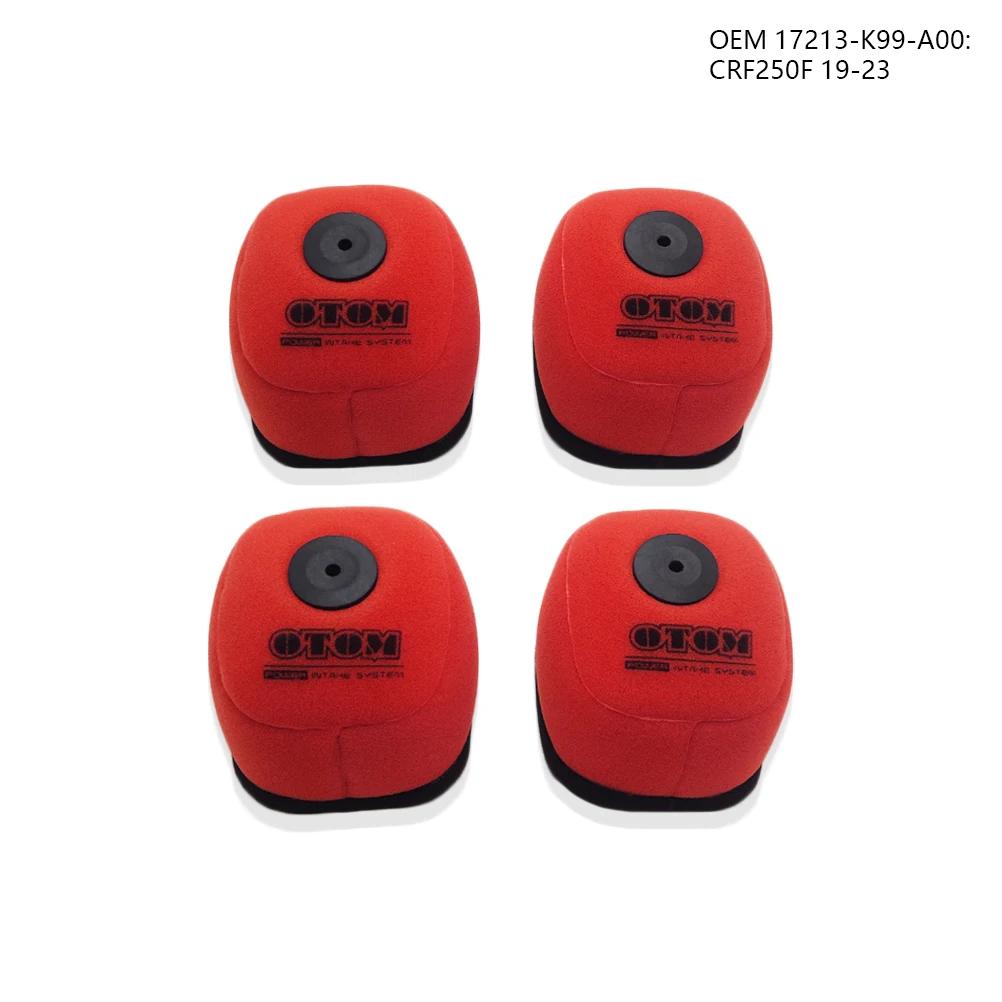 Für HONDA CRF250F 19-23 Motorrad Luftfilter Reiniger Doppelschicht Schaumstoff Schwamm Abdeckung CRF-F 250 Dirt Bike Zubehör