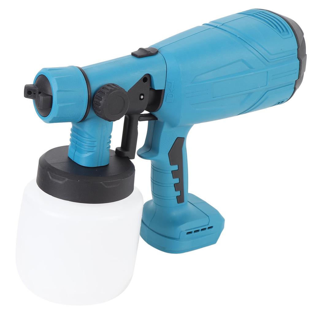 Cordless Paint Sprayer 200W Battery Powered Electric Paint Spray Gun With 800ML Container and 4