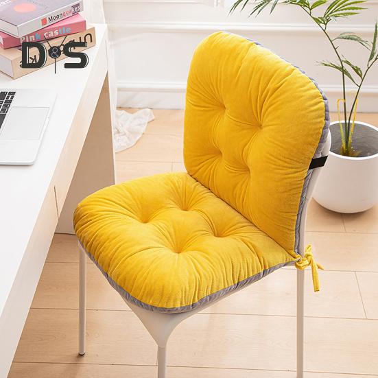 Poduszka na krzesło biurowe zimowe z paskiem mocującym antypoślizgowa, gruba, dobra elastyczność i miękkość, utrzymuje ciepło, poduszka na krzesło biurowe, krzesło bujane