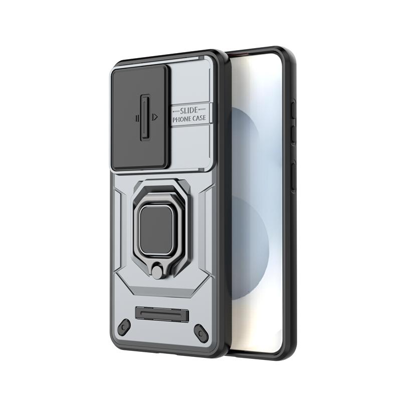 Schiebe-Fenster Handyhülle Für Samsung Galaxy S26 Stoßfest Ringhalter Magnetische Hülle Für Samsung S26 Hülle Für Samsung S26 Hülle