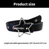 Unique Waist Belt Unique Star Simple Buckle for Stage Dancers Costume Jewelry Waist Body Jewelry Modern Buckle