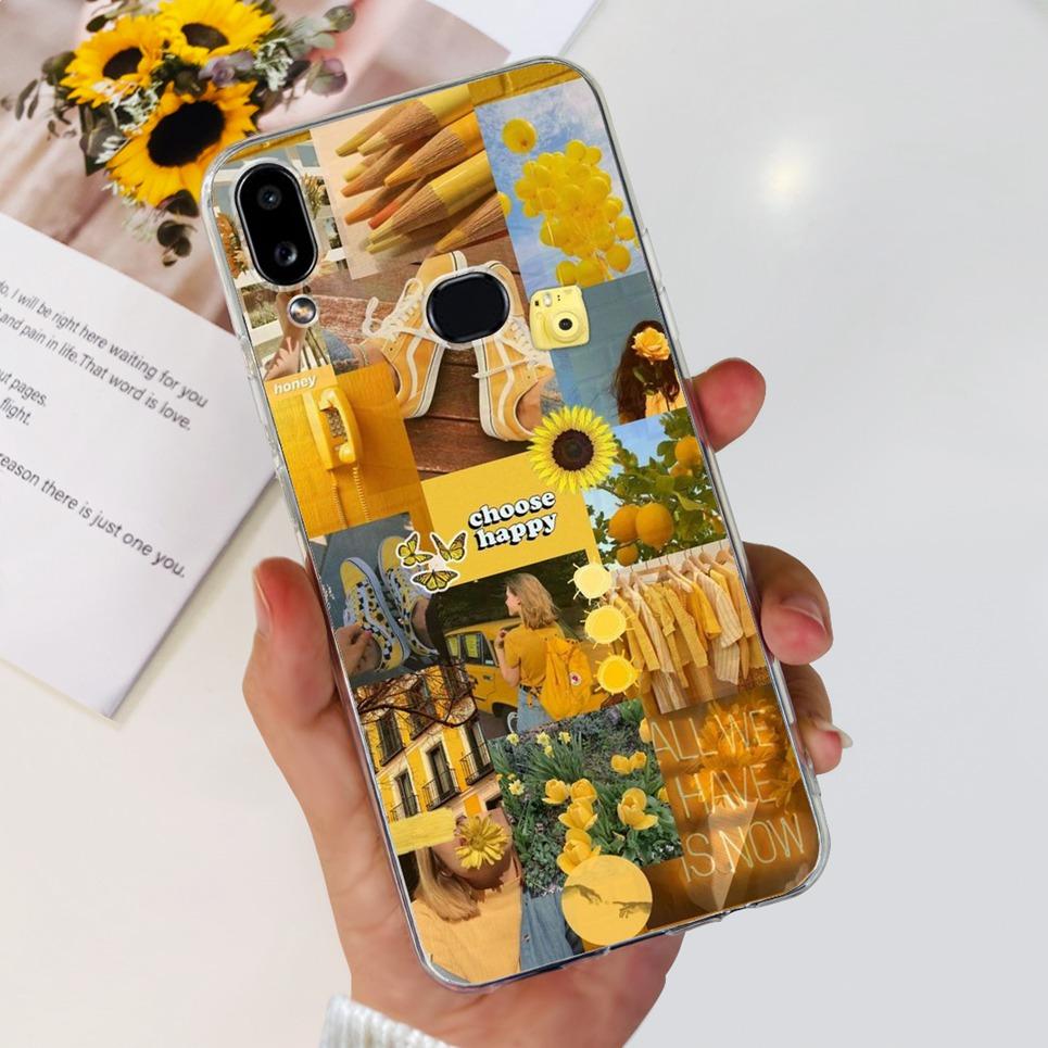 For Samsung Galaxy A10s SM-A107F Case Cute Dinosaur Astronaut Clear Silicon Soft Cover For Samsung A10s A 10 S A10 Phone Case