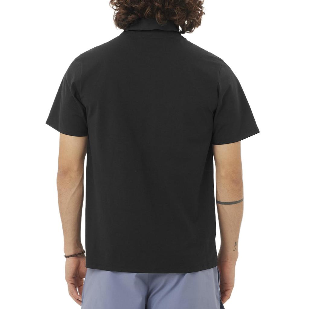 SALOMON Trackline Polo Shirt Men's Black C24394