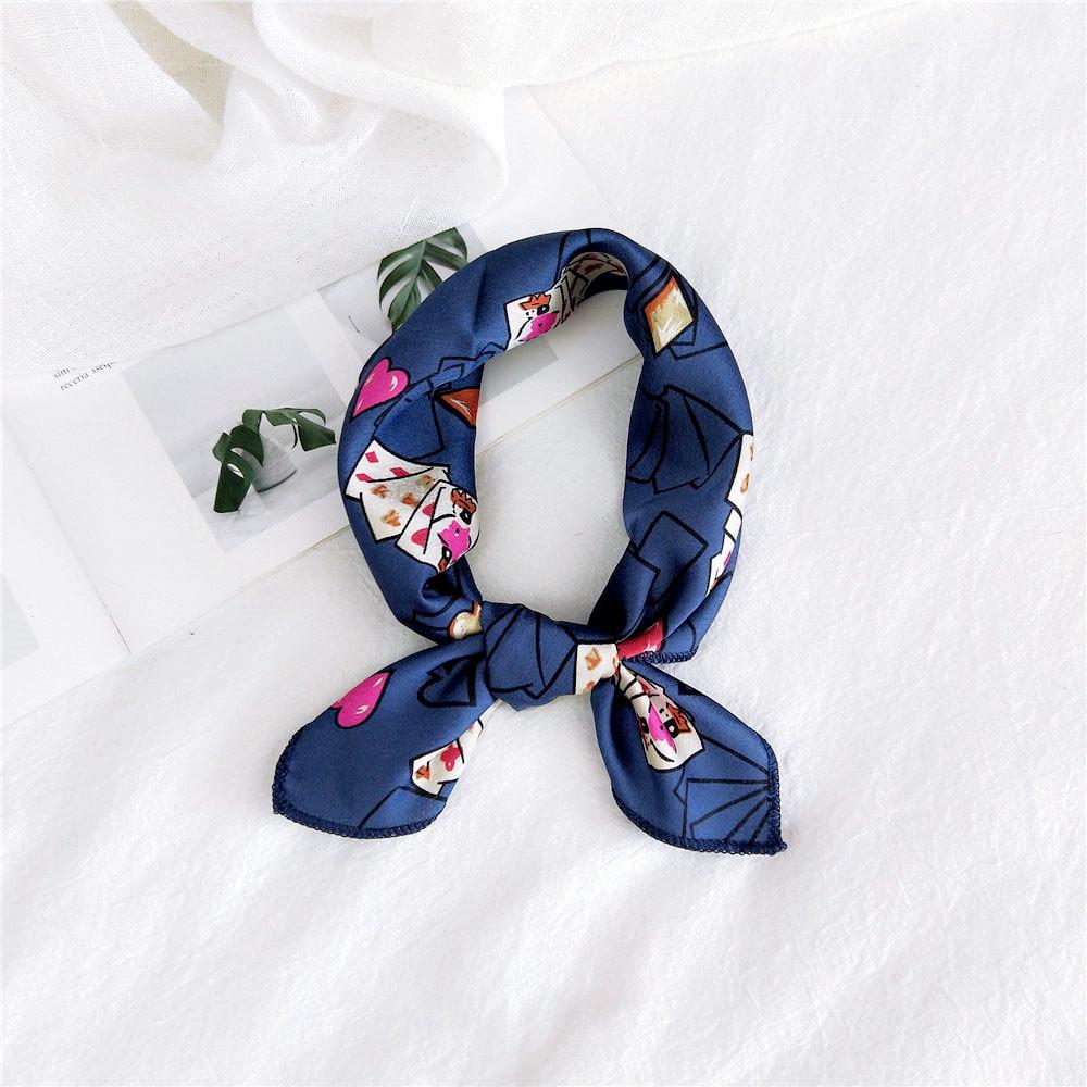 50 Seiden-Carrés: Vielseitige Frühlings-/Sommer-Halstücher für Damen - Koreanischer Stil